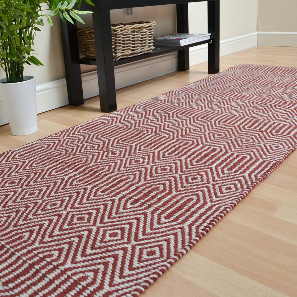 Sloan Hallway Runners in Marsala Red